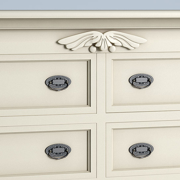 baroque drawer wide chest max - Baroque drawer wide chest by group3d